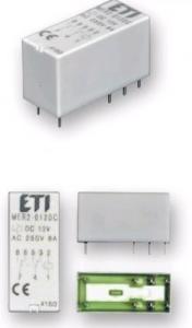 Вспомогательные реле (промежуточные реле) модульные + в исполнении под цоколь (ERM & MER)